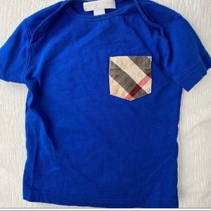 Burberry baby tee great for boy or girl